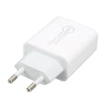 thumbnail image 2 of Cargador Rápido de doble Puerto YUNYI BRAND 20W QC3.0 PD EU Blanco, 2 of 8