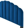thumbnail image 3 of Headboard, Twin Size, Velvet, Blue Navy, Modern Contemporary Urban Design, Bedroom Master Guest Suite, 3 of 9