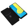 thumbnail image 2 of Case for LG STYLO 7 4G Magnetic Carbon Fiber Leather Folio Flip Case with Card Holder Kickstand, 2 of 5