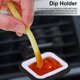 thumbnail image 5 of Papas fritas Soporte de salsa de tomate en la bandeja de aire de la bandeja de ventilación de aire Copa de inmersión Contenedor de almacenamiento Accesorios de viaje Negro Inevent VI012679-03B, 5 of 7