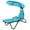Blue, variant on Hanging Chaise Lounger Chair Patio Porch Arc Swing Hammock Chair Canopy Outdoor [Blue]