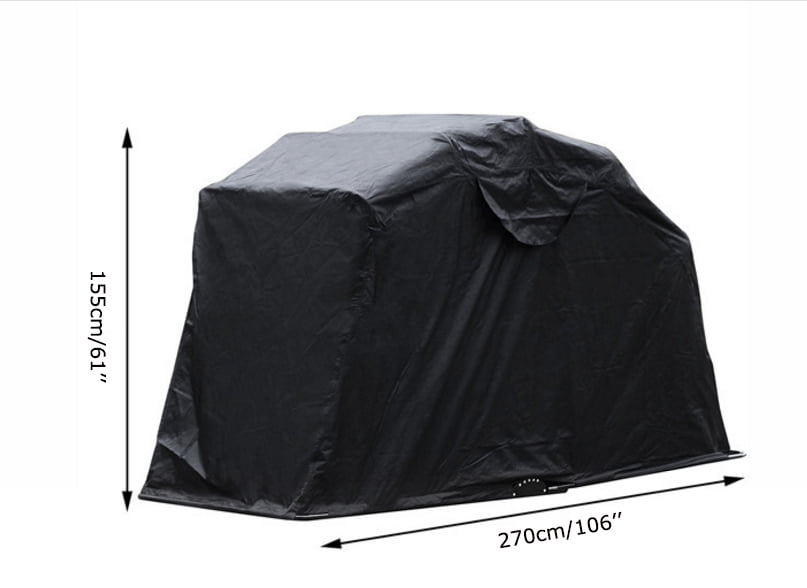 Techtongda Heavy Duty Motorcycle Shelter Shed Cover Storage Garage Tent ...