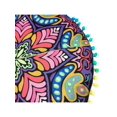 thumbnail image 3 of Large Mandala Floor Pillows Round Bohemian Meditation Cushion Cover Pouf, 3 of 3