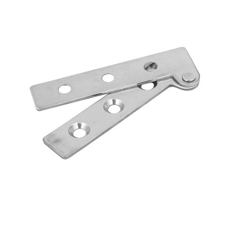 Cabinet Door Stainless Steel Inset Offset Pivot Hinge Silver Tone