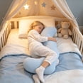 thumbnail image 4 of Cooling Pillow for Side Sleepers, Pillow Shaped Body Pillows, for Adults Coolings Cushion with Ice Coolings Fiber, with Removable Cover for Full Body & Leg Support, 4 of 6