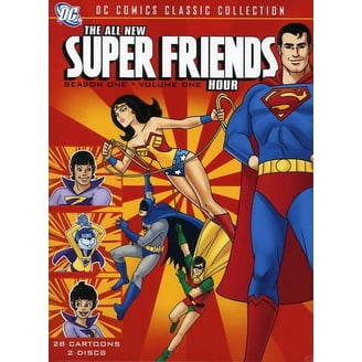 Super Friends Heroes Set: Superman, Batman Animated TV Box