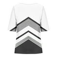 thumbnail image 5 of Womens Tunic Tops Dressy Casual 3/4 Sleeve Womens Blouses for Summer Long Sleeve T Shirts Loose Fit, 5 of 5