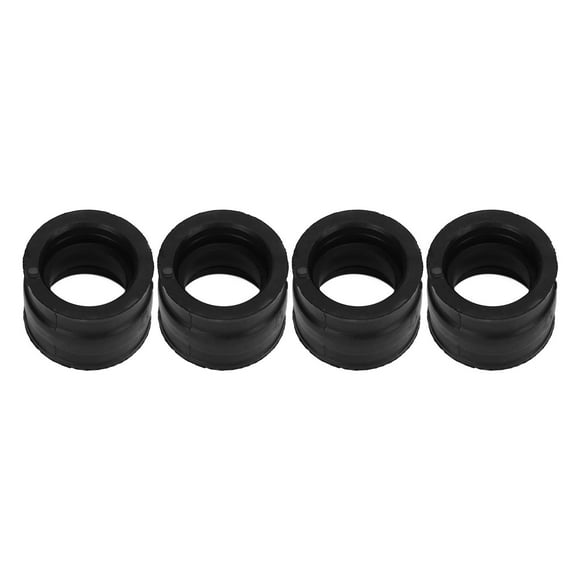 Carburetor Intake Manifold Boots,4pcs Carburetor Intake Manifold Intake Manifold Boots Set Carb Intake Manifold Adapter High-Precision Functionality