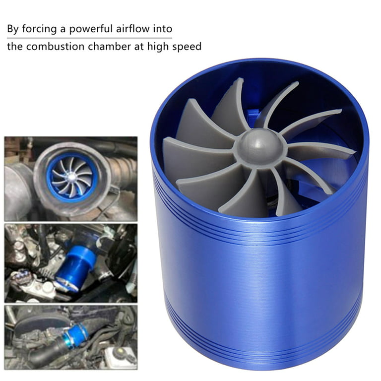 Air Intake Turbonator Supercharger Power Air Intake Turbo Fan Car