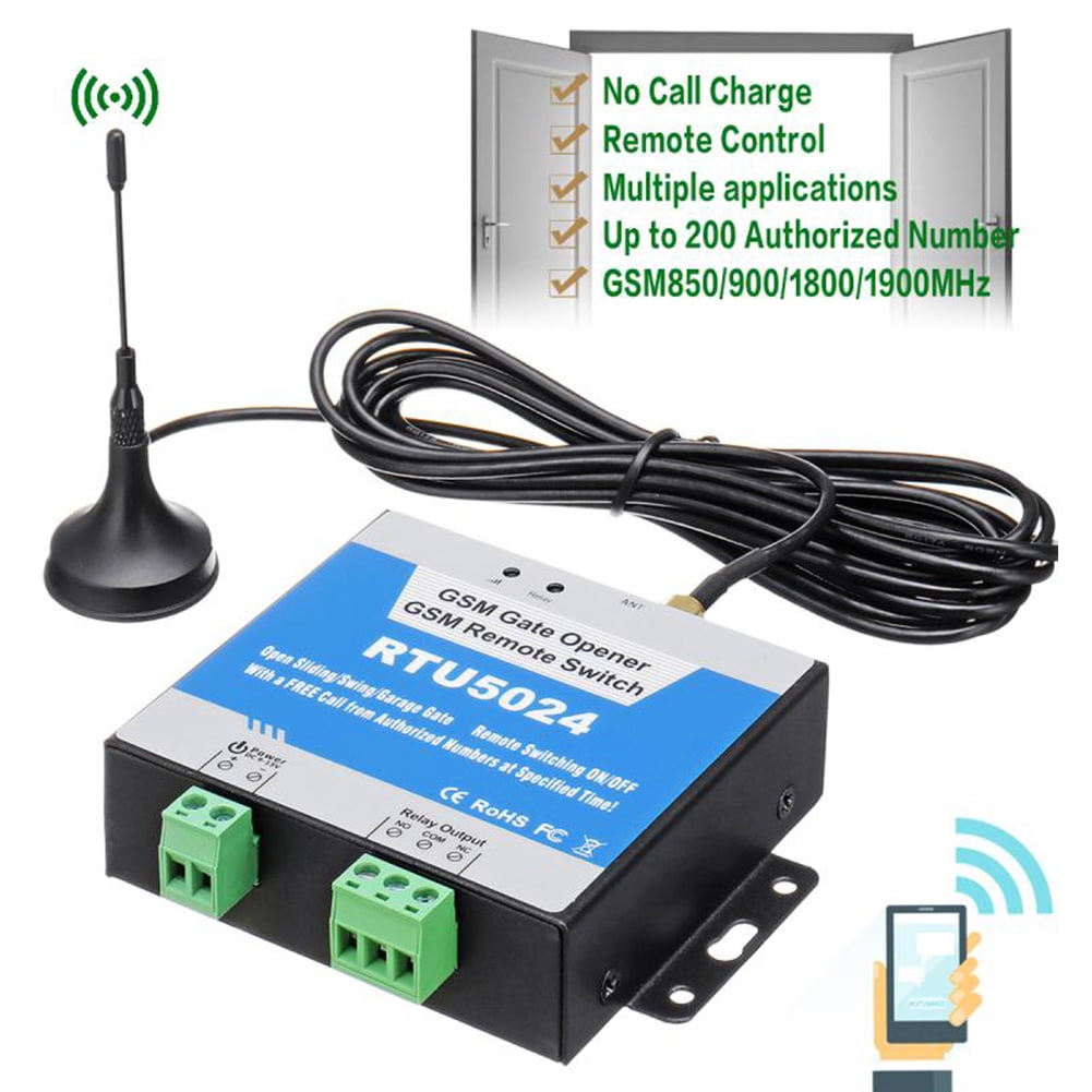 Interrupter Gate Interruptor De Relé RTU5024 GSM Gate Relay Switch Control remoto ...