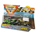 thumbnail image 2 of Monster Jam, Official Grave Digger vs. Max D Color-Changing Die-Cast Monster Trucks, 1:64 Scale, 2 of 5