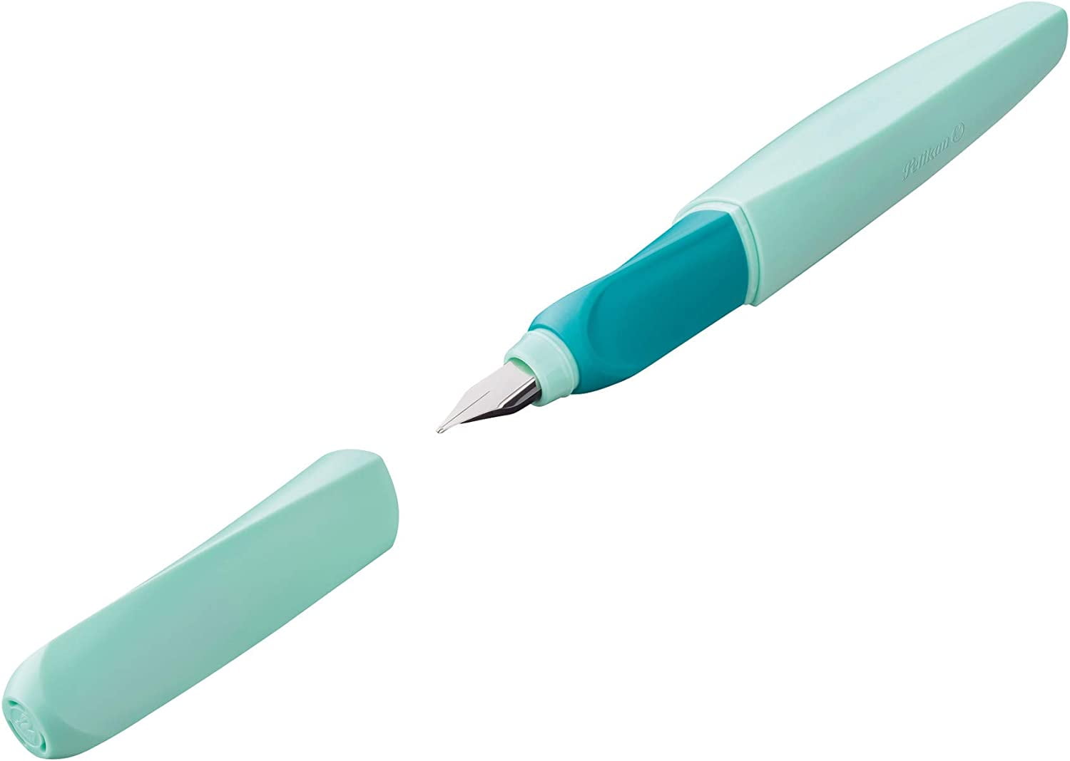 Pelikan Twist Fountain Pen With 2 Ink Cartridges, Medium Nib, Neon Blister Card (814867) - Walmart.com