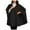 Black, variant on Ediodpoh Ladies Fashion Loose Plush Collar with Solid Color Windproof Cape Coat Elegant Outerwear Black