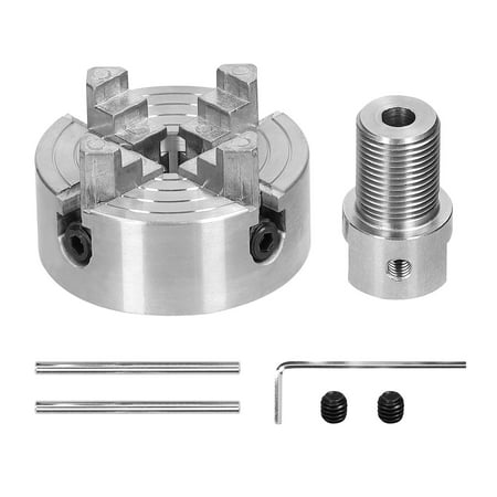 

Lathe Chuck 3 Jaws/4 Jaws Manual Self-centering Mounting Bolt For Grinding Milling Turning Machine Tool -------- Removes Easy