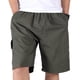 thumbnail image 1 of Ceisia Men's Multi-Pocket Cargo Shorts Summer Loose Straight-Leg Casual Workwear Shorts with Zipper Pockets Army Green XXXL Gifts, 1 of 6