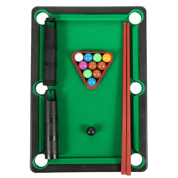 FRCOLOR pool table game Mini Pool Table Game Toy for Kids Playing Crafted from Plastic Assorted Color,12.6"X7.28"X2.76"