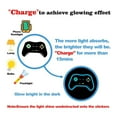 thumbnail image 5 of Gamer Wall Decals Stickers Glow in The Dark Wall Decals for Boys Girls Bedoom Playroom Wall Decor(Sky Blue), 5 of 7