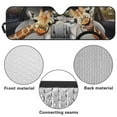 thumbnail image 6 of Jeiento Funny Giraffe Windshield Sun Shade Shade Heat Shield for Jeep Sunshade Windshield for Jeep Wrangler Sunshade Compatible with Jeep Wrangler TJ JK JL &Gladiator JT 2/4 Door,1Pcs, 6 of 6