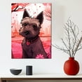 thumbnail image 3 of Scottish Terrier Dogs Wall Art, Lovely Dog Canvas Art, Home living room décor, Pets Canvas - Dog Gift Valentines Day for Him and Her, 3 of 4
