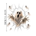 thumbnail image 5 of Clearance! Ghost Break - Through Halloween Window Stickers,Removable Spooky Glass Clings,Witch Pumpkin Ghost Decals For Holiday Home Window Decor,11.81in, 5 of 6