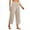 Beige, variant on Women's Yoga Cropped Wide-Leg Pants Oversized Drying Tight Elastic Comfortable Fitness Trousers with Pockets Side Slits(Beige,S)