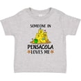 thumbnail image 3 of Inktastic Someone in Pensacola Loves Me Beach Vacation Boys or Girls Baby T-Shirt, 3 of 5