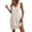 Beige#01, variant on Summer Dresses for Women Sleeveless V Neck Mini Dresses Sundress Casual Solid Loose Fits Lightweight Comfy Travel Vacation Dress