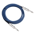 thumbnail image 2 of Cable de instrumento de audio profesional Cable de instrumento de bajo de guitarra Jack macho de 6,35 mm para órgano electrónico de guitarra eléctrica 10 metros shamjiam Cable de bajo recto, 2 of 8