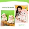 thumbnail image 2 of Conejo rosa de peluche con personajes de anime, juguete para abrazar a tu bebé, almohada para dormir., 2 of 4