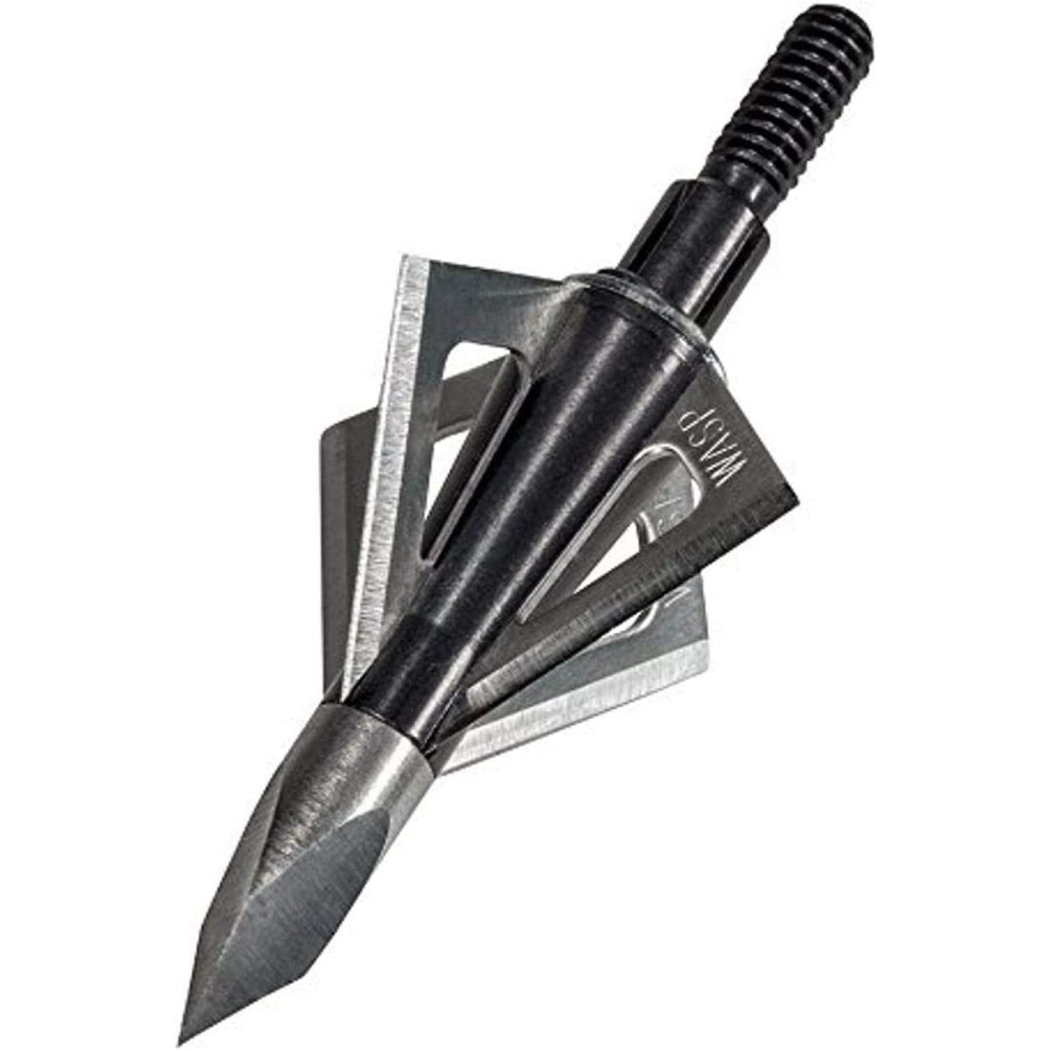 Wasp Boss SST 4Blade 100 grain Broadhead, Short, Aerodynamic aluminum