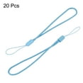 thumbnail image 3 of Uxcell 18cm Portable Item Nylon Cord Lanyards Hand Wrist Strap String Light Blue 20 Pack, 3 of 6