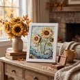 thumbnail image 4 of Sunflower Diamond Art Pearl Painting Kit, DIY Pearl Art, Flowers Pearl Diamond Painting Kits, Handmade Picture Craft for Home Wall Decor 5.1x6.7 Inch, 4 of 5
