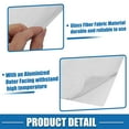 thumbnail image 5 of Unique Bargains Car Heat Shroud 24'' x 12'' Aluminized Heat Shield Mat Thermal Barrier Cover Protection Silver Tone, 5 of 6