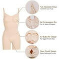 thumbnail image 3 of POP CLOSETS Bodysuit Mid-Thigh Slimmer Shapewear for Women Tummy Control Seamless Butt Lifter Full Body Shaper, 3 of 7