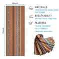thumbnail image 2 of Orange Ethnic Stripe Pattern Hot Yoga Mat Towel Non Slip for Hot Yoga - Quick-Drying Yoga Mat Cover with 4 Corner Pockets with Travel Bag - Hot Yoga Towel Non Slip Grip Moisture Wicking Sweat 70"x26", 2 of 6