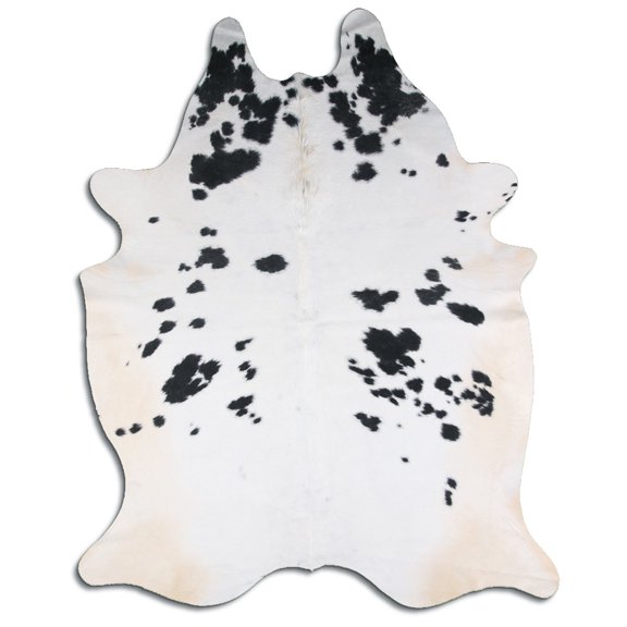 8 Ft X 6.5 Ft Brazilian Cowhide Skin Rug by Hilason Hair-On Leather Carpet