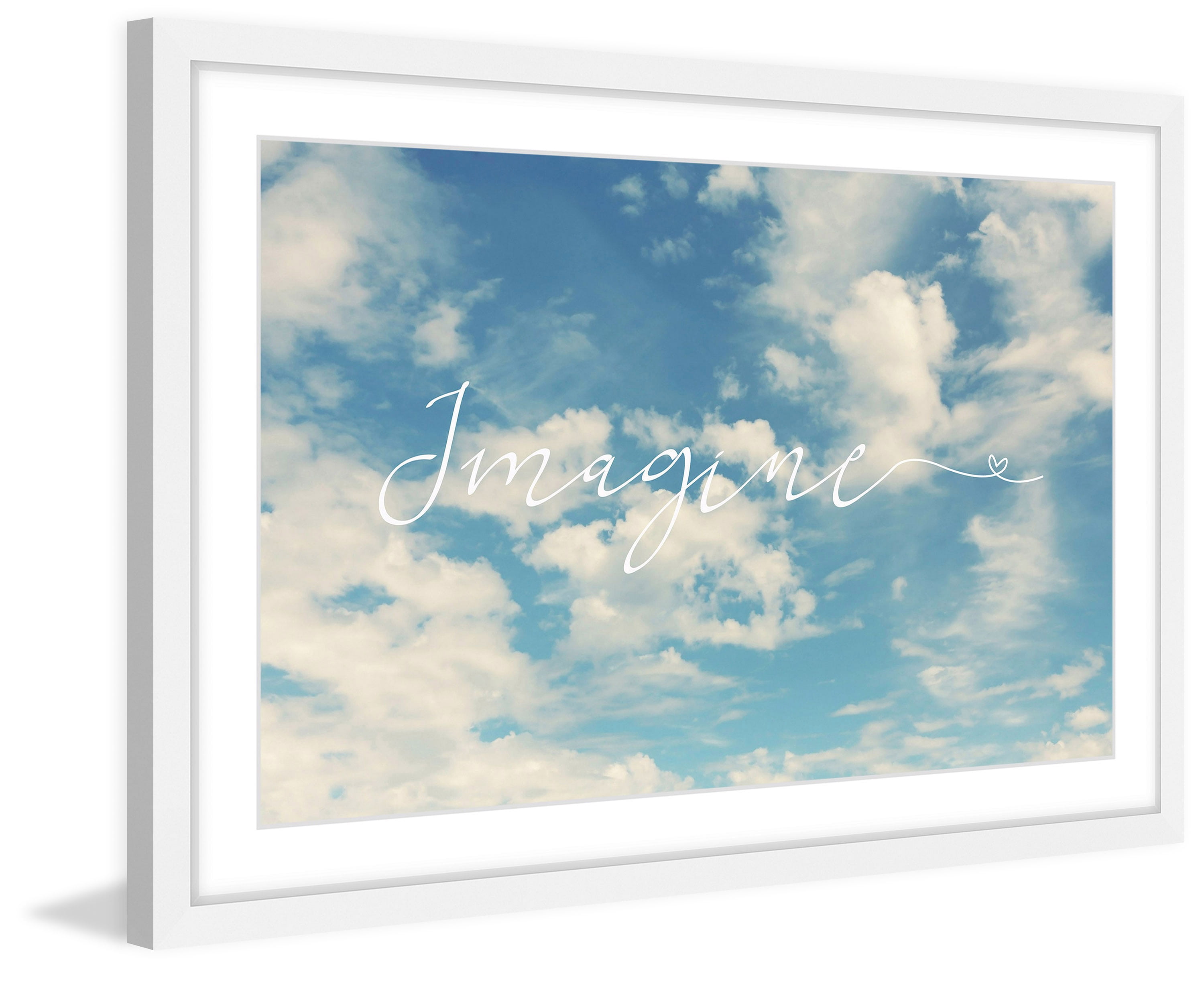 "Imagine" Framed Painting Print