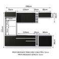 thumbnail image 3 of Cocina Integral Completa Modular Madesa Vicenza 290cm BN 02, 3 of 5