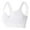 01-White, variant on SUYOLL Women Bra Seamless Molded Cup Sports Bra for Fitness Breathable Solid Color Beautiful Back Cool Comfort Fabric