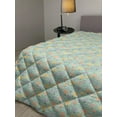 thumbnail image 2 of Abstract Down Alternative Comforter, Rhythmic Intertwined Triangles Modern Style Rhombus Arrangement Illustration, Microfiber Quilt for All Season, 5 Sizes, Multicolor, by Ambesonne, 2 of 3