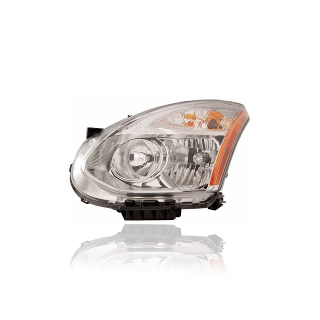 Headlight Assembly - Compatible/Replacement for '11-12 Nissan Rogue S/SV-Only - Halogen - Left Hand - Driver - 260601VK0A