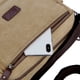 thumbnail image 4 of Bolso bandolera para mujer Bolso satchel de lona Color sólido Ocio diario (Caqui), 4 of 8