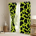 thumbnail image 3 of Erosebridal Cow Print Blackout Curtains Cute Farm Animal Curtains, Black Green Curtains & Drapes Highland Cattle Bull Skin Black Out Curtains Hair Skin Window Curtains, 3 of 6