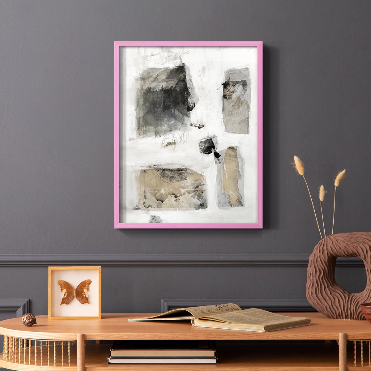 A Simple Love I V30 in Paper Solid Wood 11 x 14 Framed Print