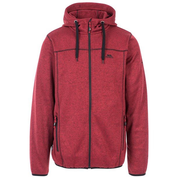 Trespass - Forro Polar Odeno para Hombre (Merlot Jaspeado)