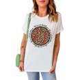 thumbnail image 4 of ABPHQTO Camiseta blanca para amantes de las pelotas con gráfico de béisbol Leoprad para mujer, 4 of 5