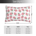 thumbnail image 2 of Kdxio Cotton Pillow Cases 14"x20" Pillowcases,Soft and Breathable Bedroom Pillow Cases-Strawberry, 2 of 8