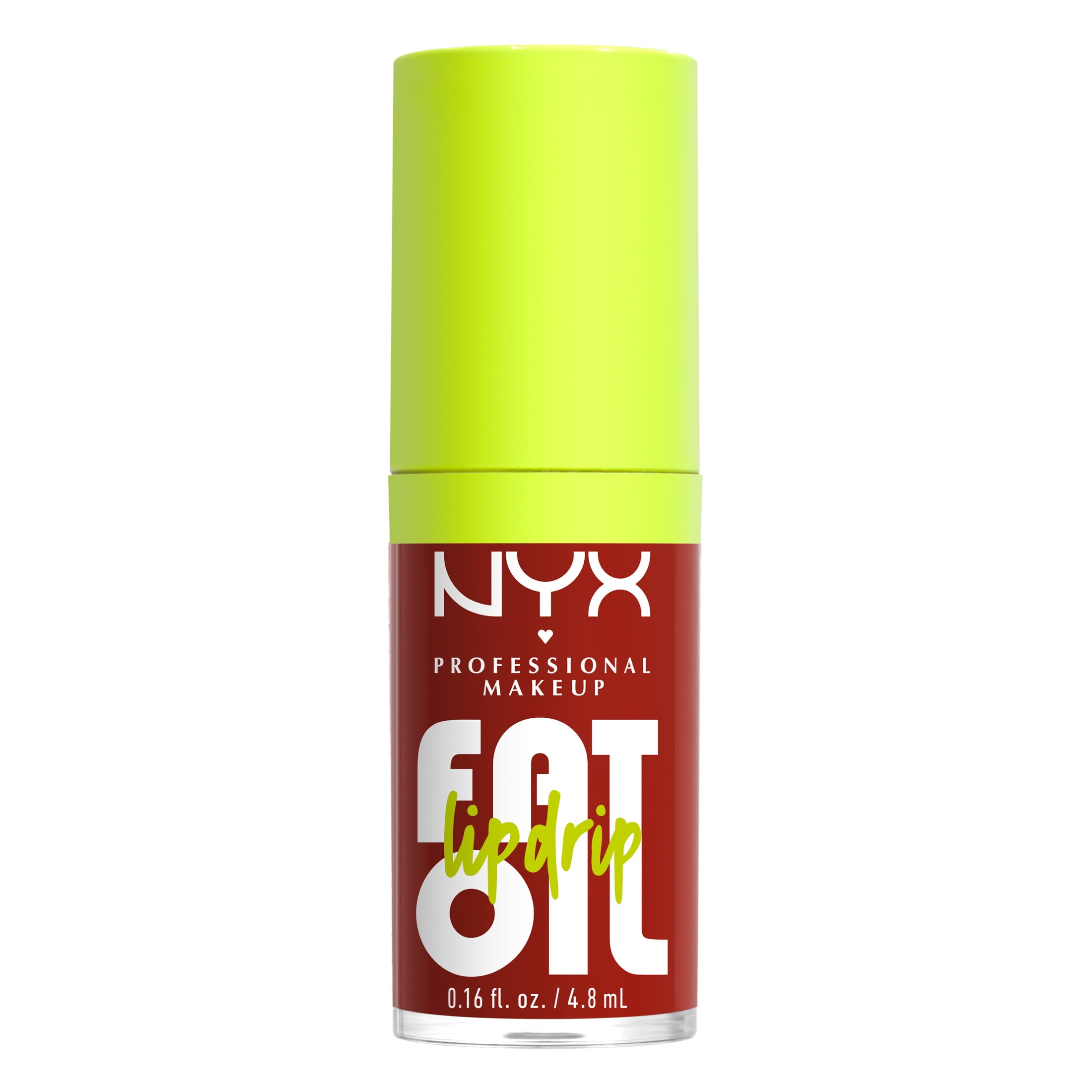 NYX Professional Makeup Fat Oil Lip Drip Lip Oil, 12 Hour Hydration Lip Gloss, Losin Control, 0.16 fl oz