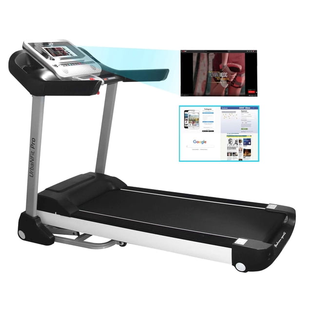 Caminadora Eléctrica UrbanFit Pro Cam650S 3.75 HP Pantalla 10.1' Touch Wifi Inclinación Automática