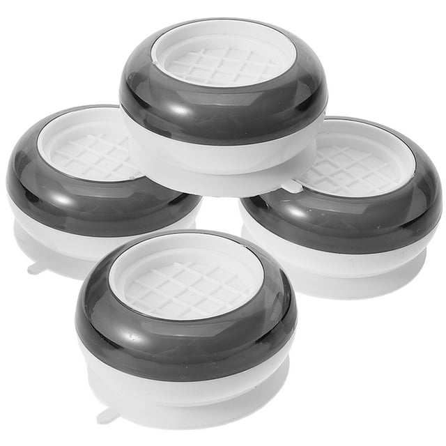 4 almohadillas antivibración para lavadora, estabilizadores y elevadores de muebles.